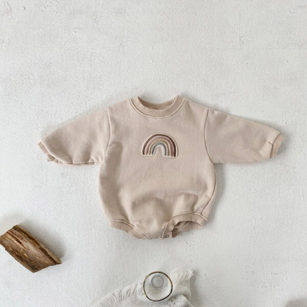 Sweatshirt romper med regnbåge - Bild 5